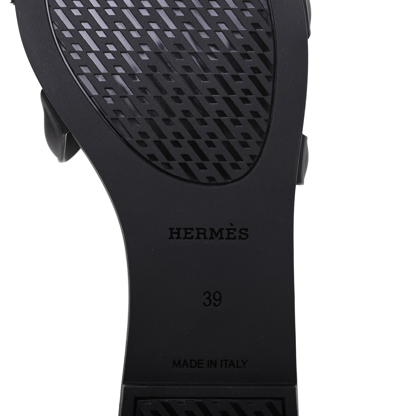 Rubber Aloha Sandals 39 Black