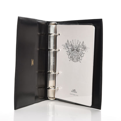 Hermes Veau Box Agenda Cover Black 5 of 7