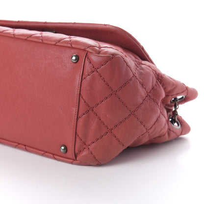 Chanel Calfskin Stitch It Accordion Flap Red 7 of 11