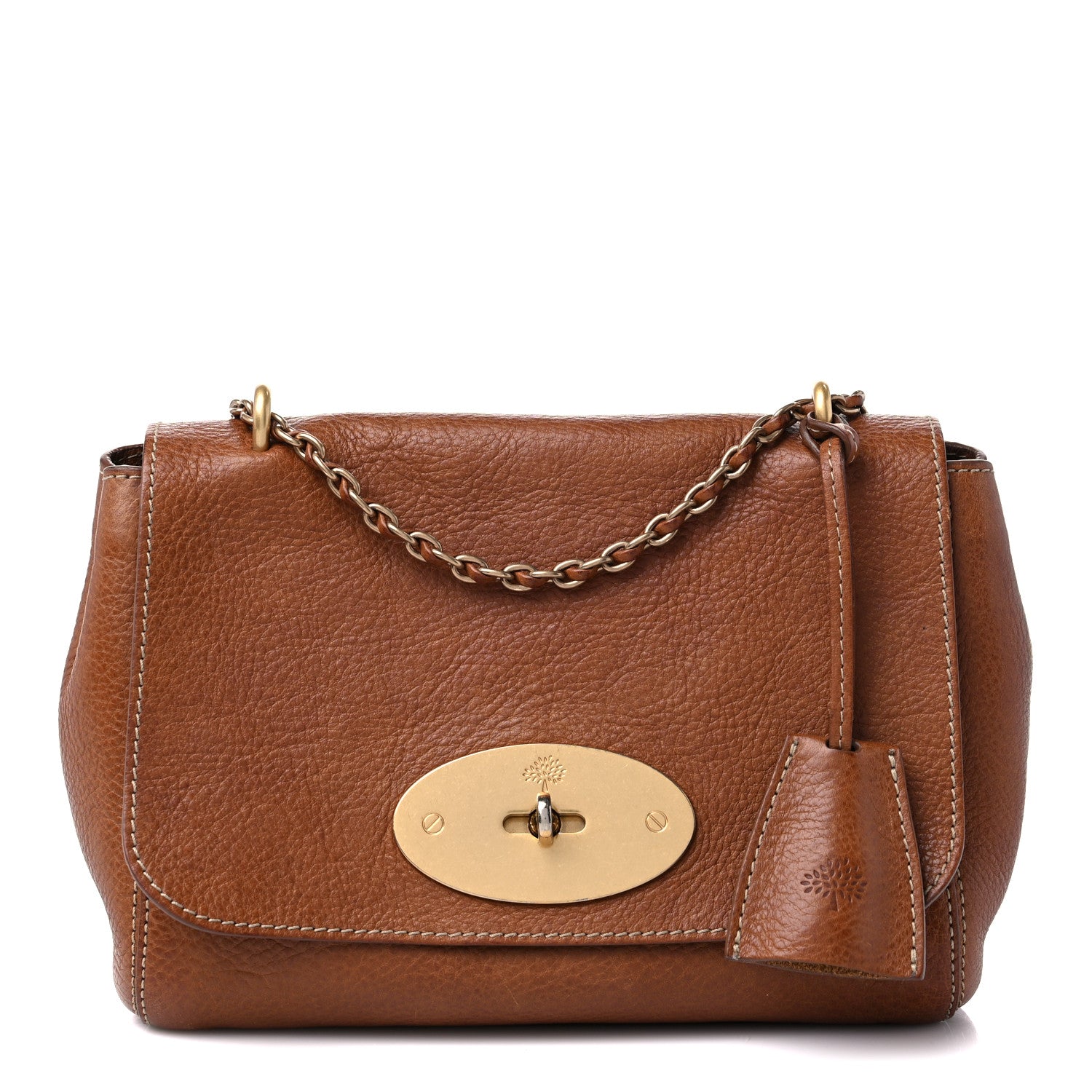 Mulberry Natural Calfskin Small Lily Flap Oak 1 of 19