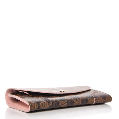 Louis Vuitton Damier Ebene Caissa Wallet Rose Ballerine 4 of 7