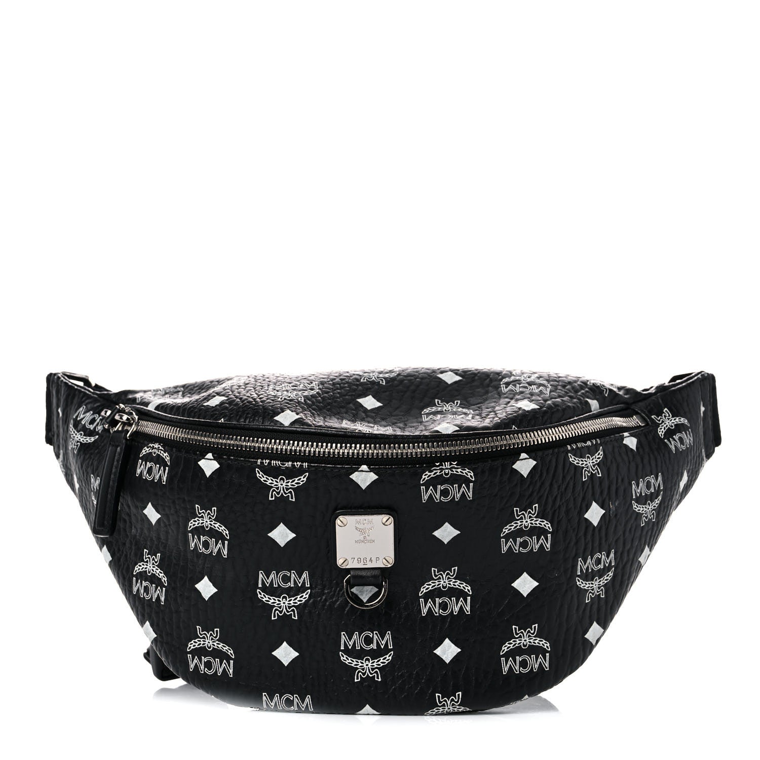 MCM Visetos Stark Belt Bag Black 1 of 13