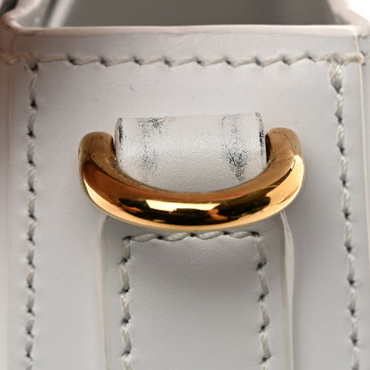 Versace Calfskin Medium Greca Goddess Shoulder Bag White 12 of 12