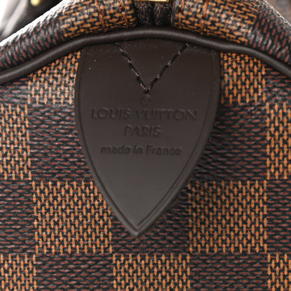 Louis Vuitton Damier Ebene Speedy 30 6 of 9
