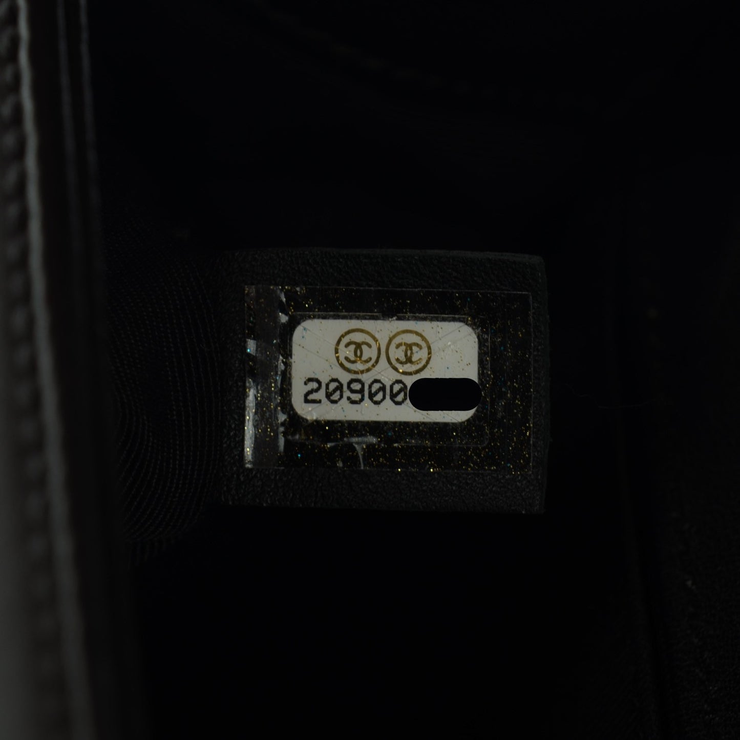 Lambskin Quilted Medium Boy Flap Black