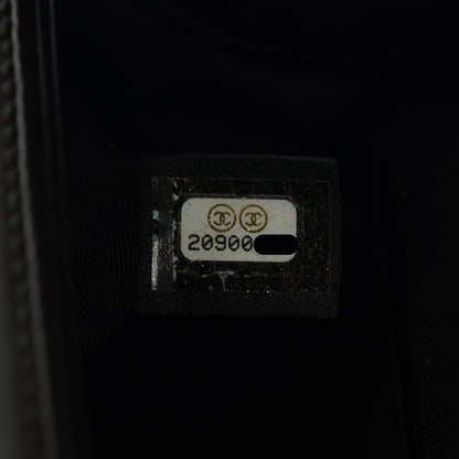 Chanel Lambskin Quilted Medium Boy Flap Black 7 of 9