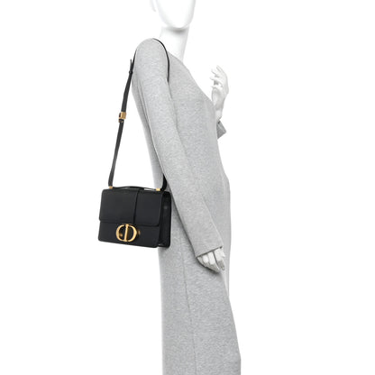 Christian Dior Smooth Calfskin 30 Montaigne Flap Bag Black 2 of 10