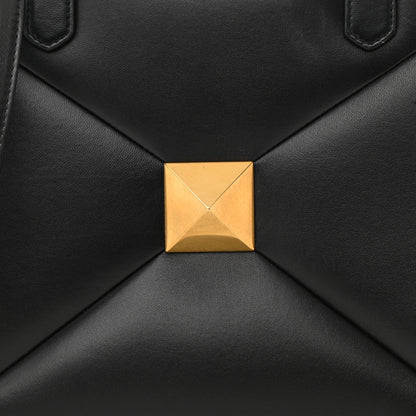 Valentino Garavani Nappa Medium One Stud Handbag Black 7 of 9