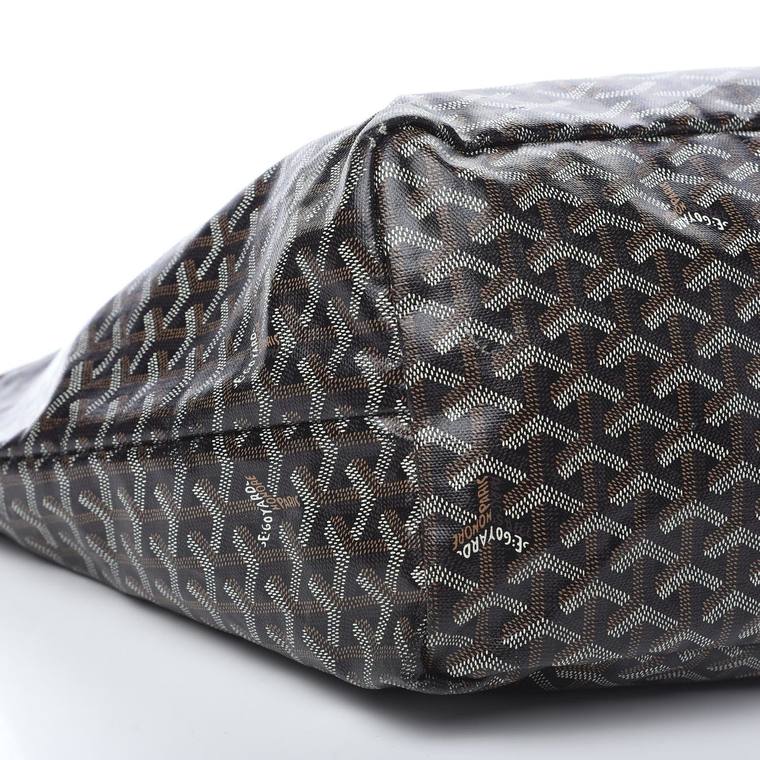Goyard Goyardine Saint Louis GM Black Gold 5 of 15