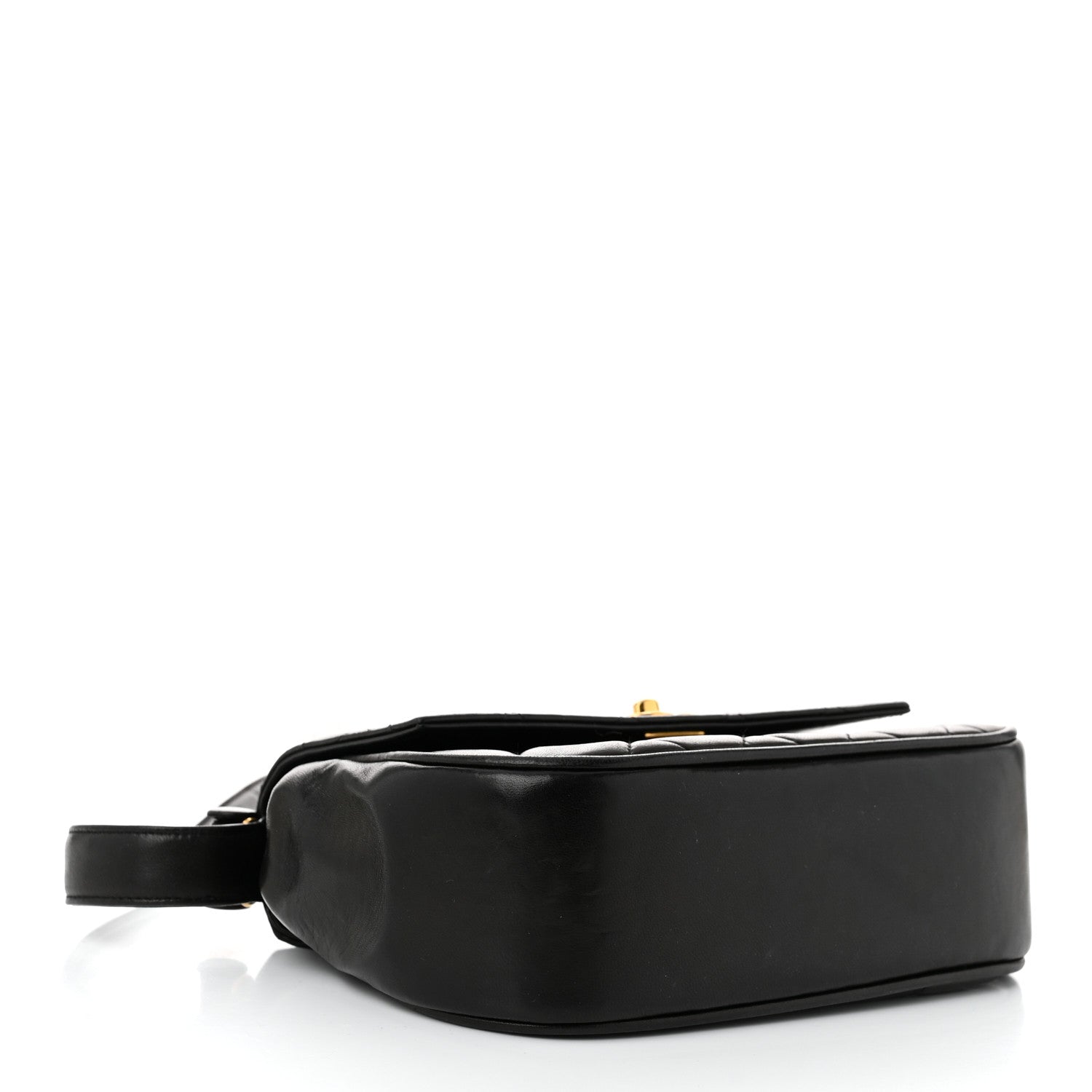 Chanel Lambskin Quilted Flap Shoulder Bag Black 4 of 11