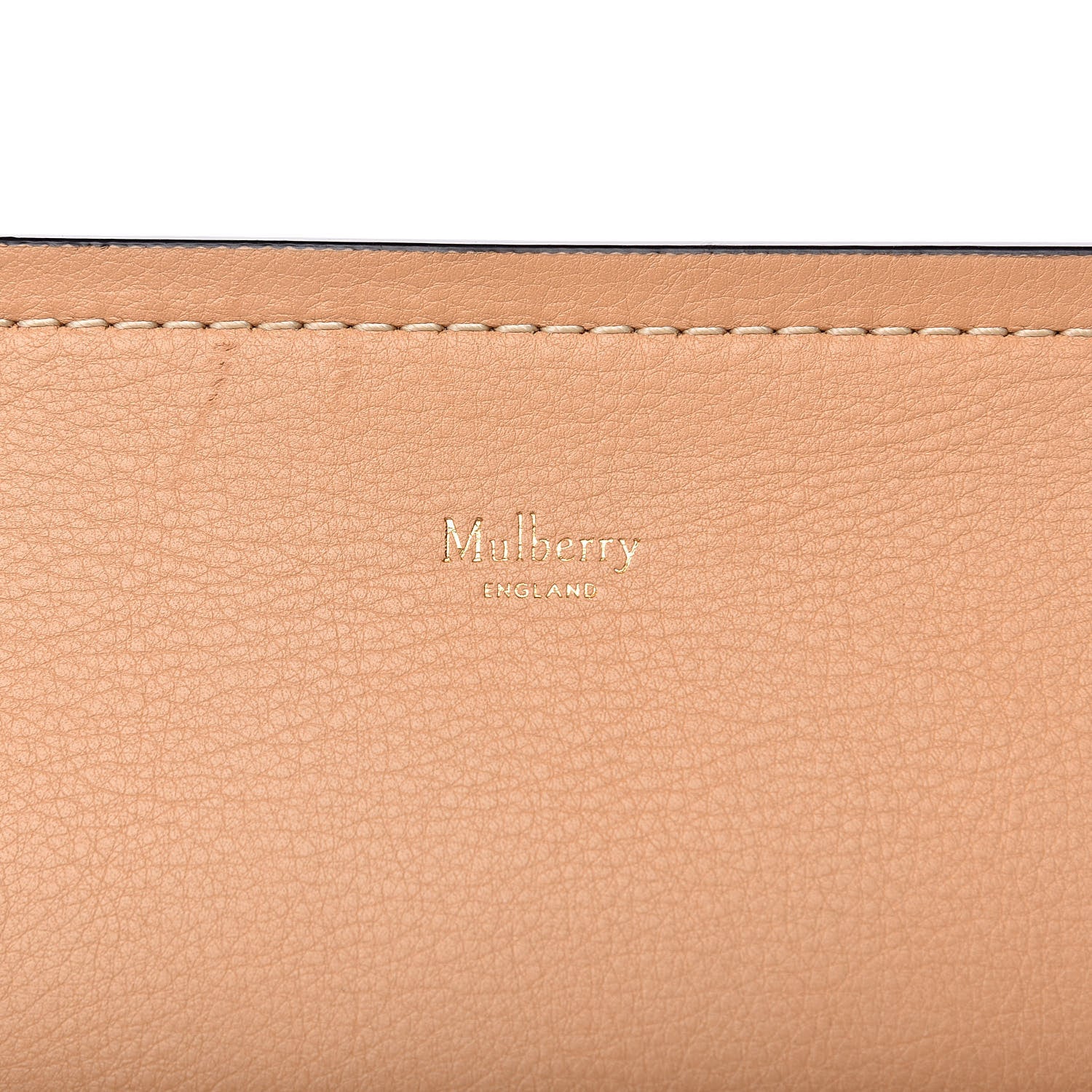 Mulberry Silky Calfskin Amberley Satchel Dark Golden Yellow 10 of 10