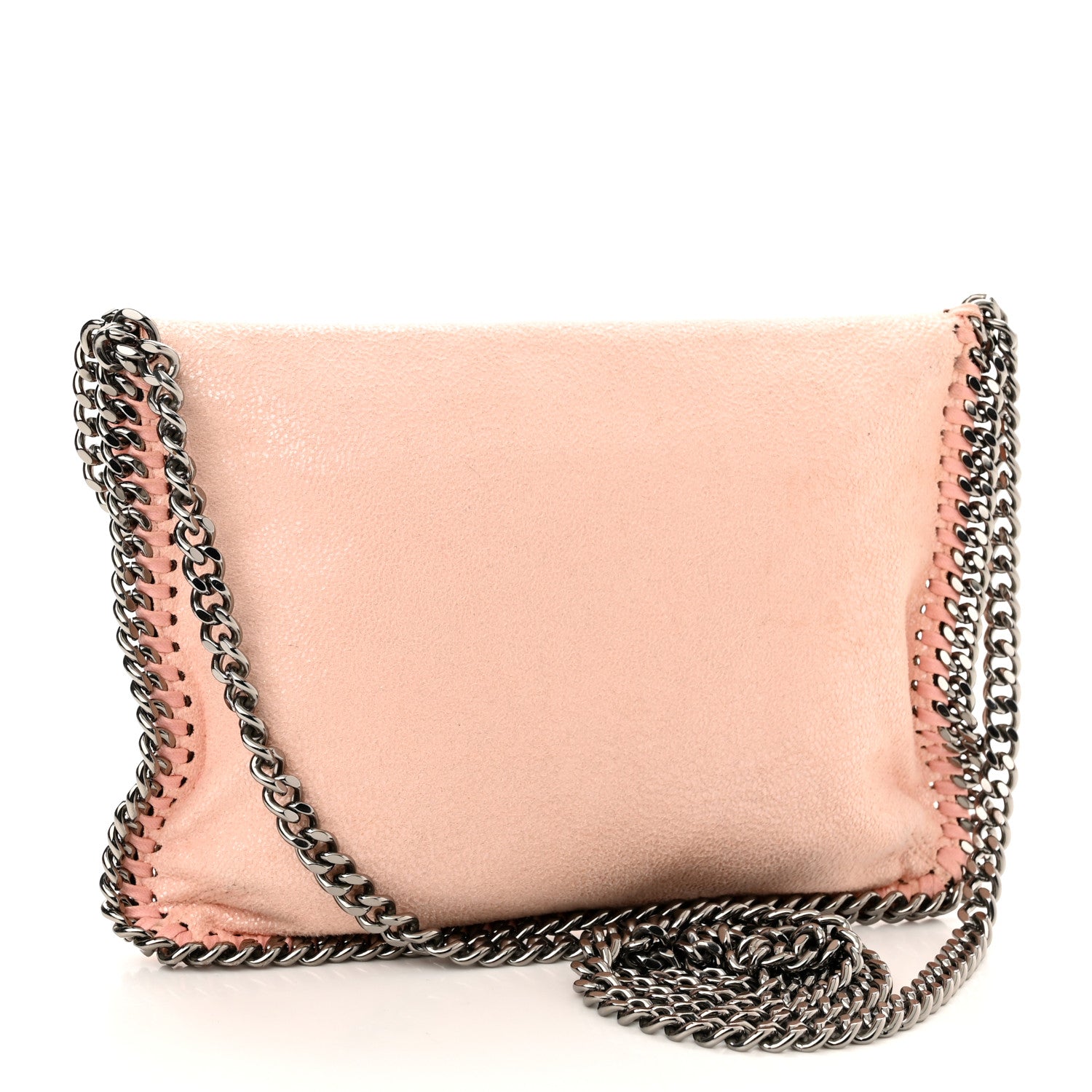 Stella McCartney Shaggy Deer Mini Falabella Crossbody Bag Powder 3 of 12