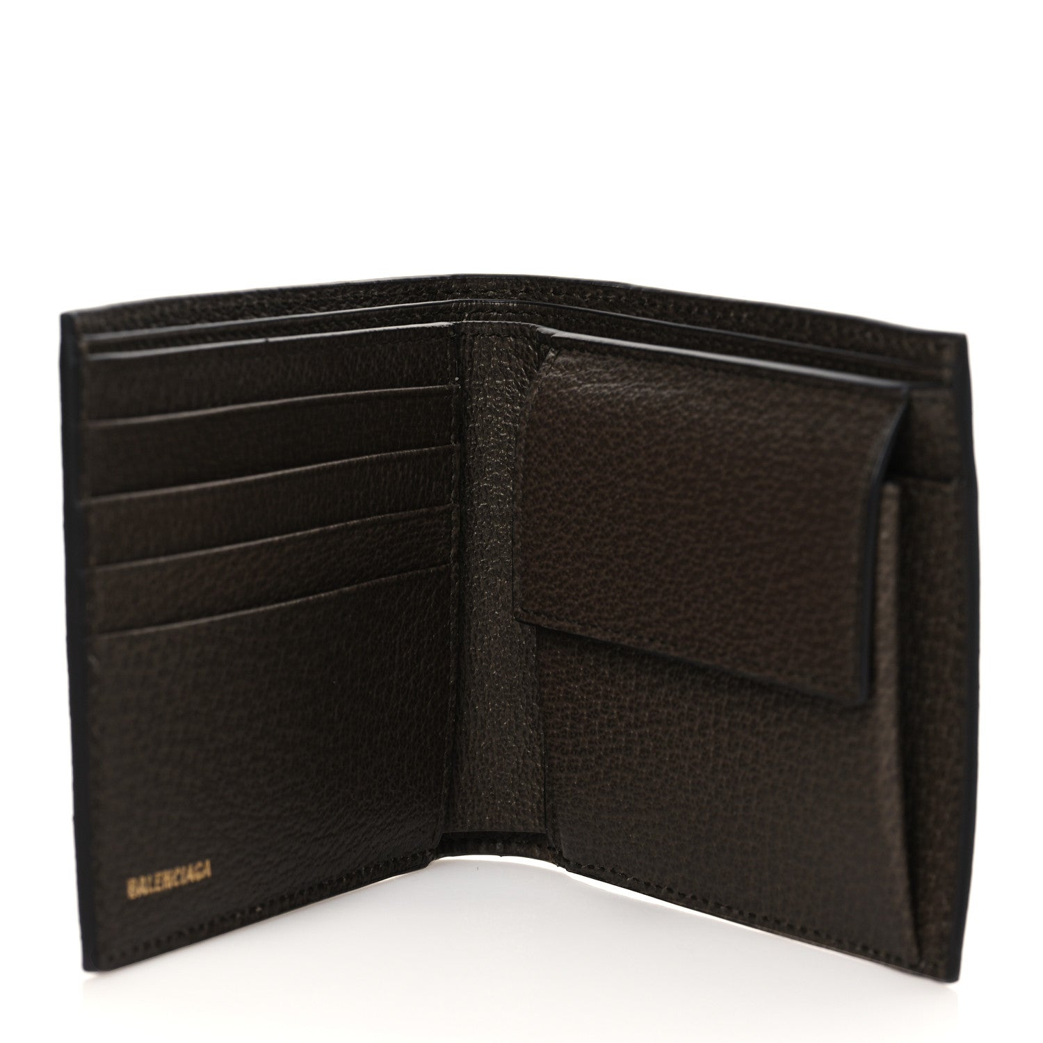 Gucci X BALENCIAGA BB Supreme Monogram Bi-Fold Wallet Beige Ebony 5 of 6