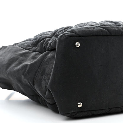 Chanel Coated Canvas Stitched XL Paris Biarritz Tote Black 14 of 20