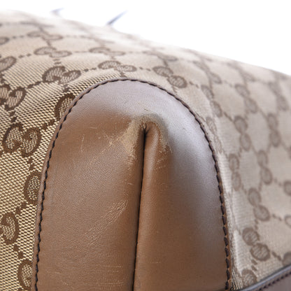 Gucci Monogram Medium Craft Tote Brown 11 of 22