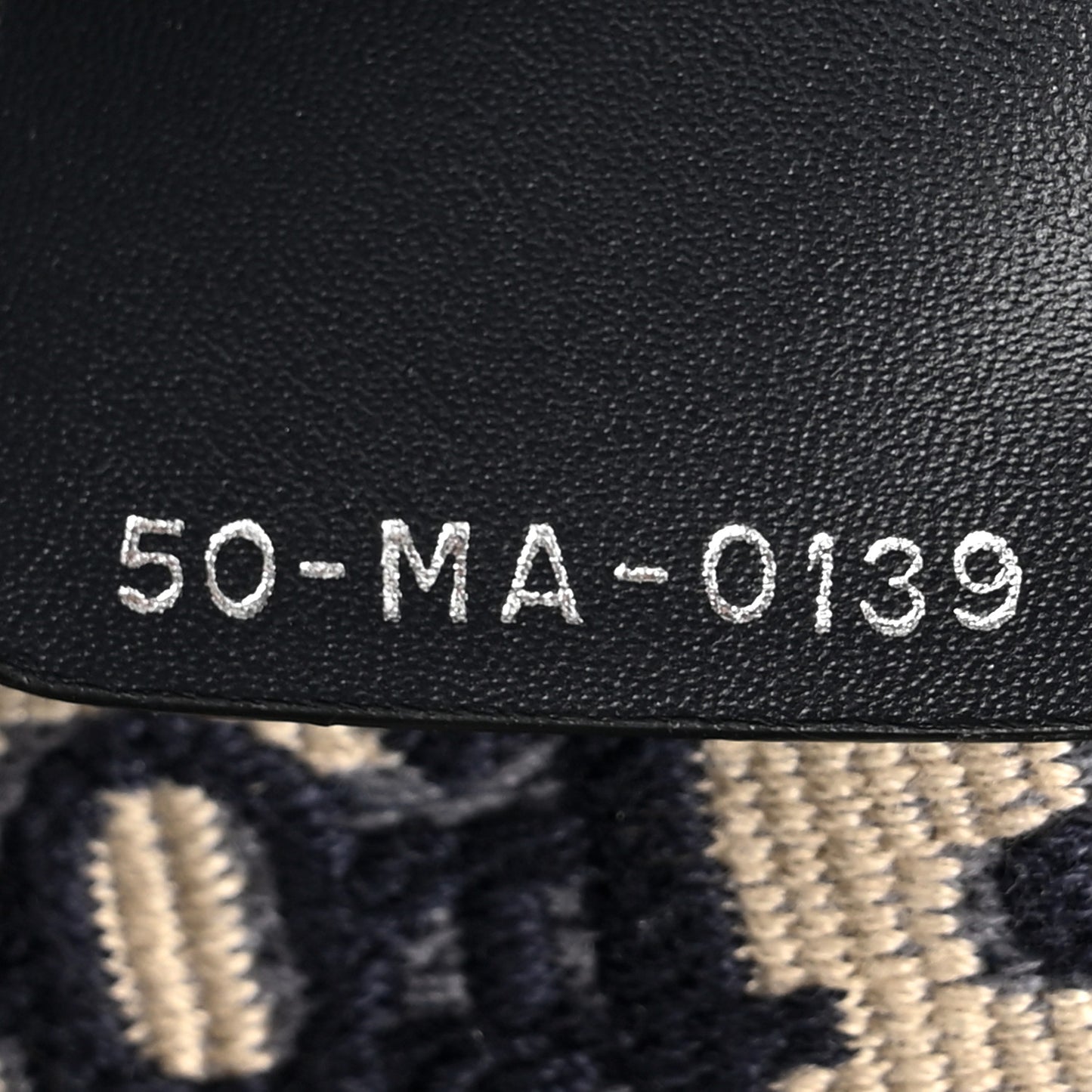 Oblique Backpack Blue White