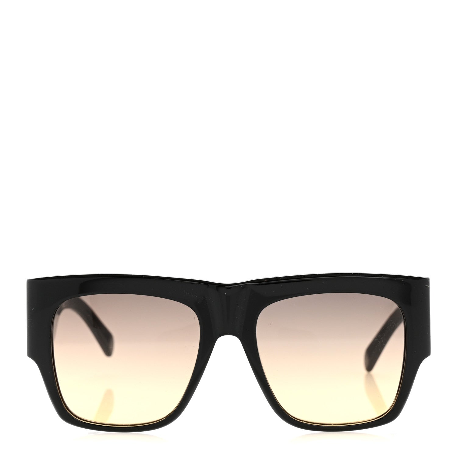 Celine Acetate Rectangular Sunglasses CL4056IN Black 2 of 9