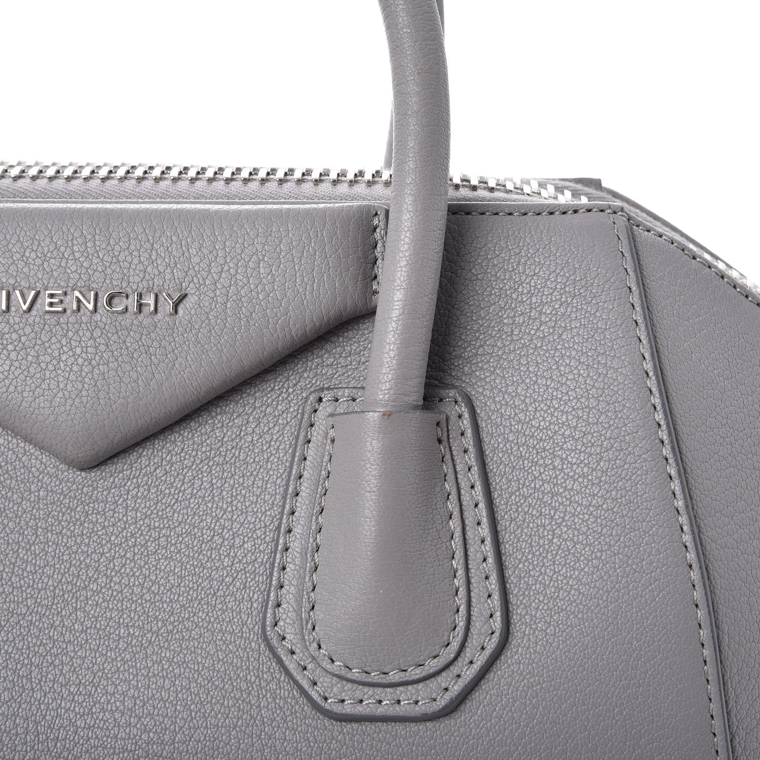 Givenchy Sugar Goatskin Small Antigona Pearl Grey 8 of 13