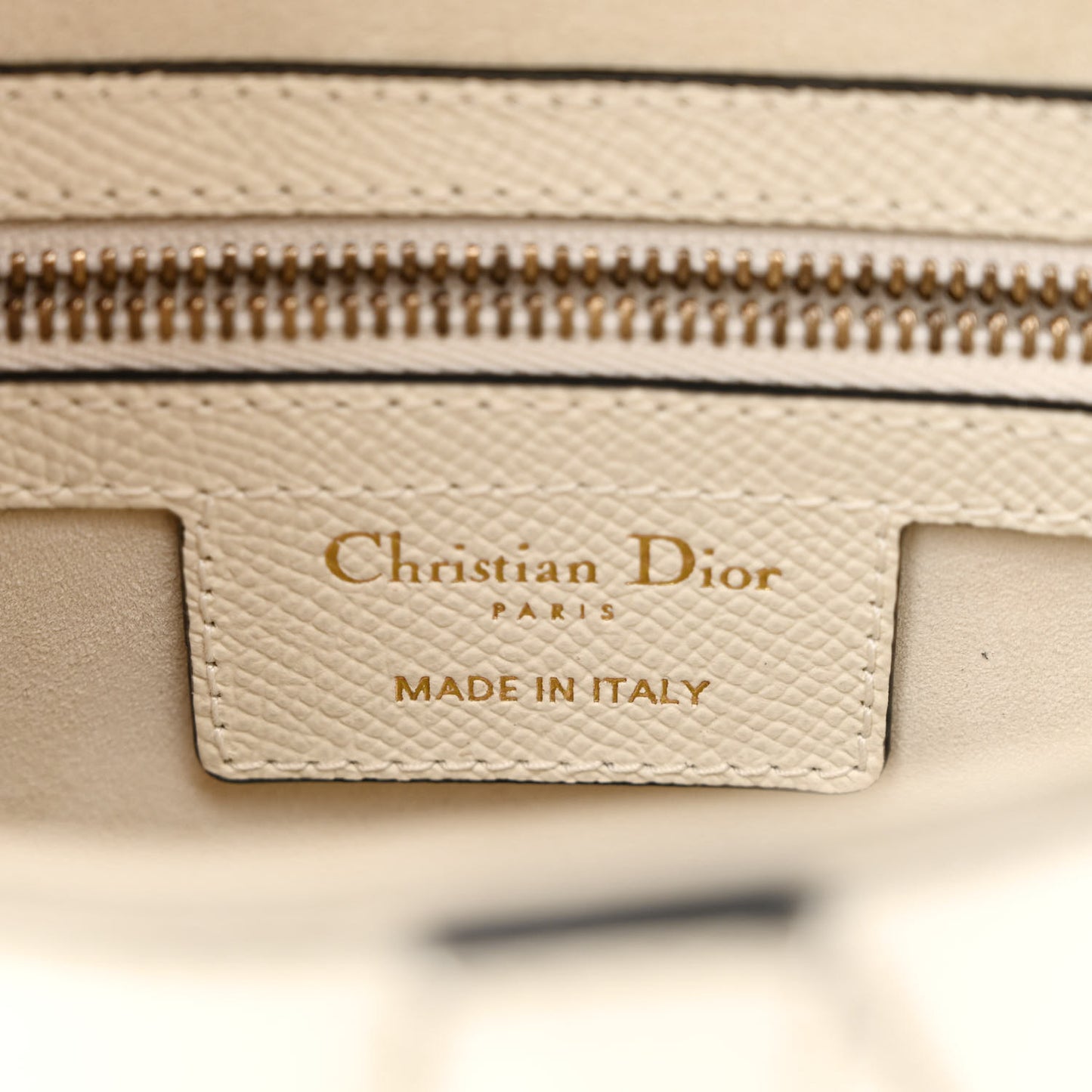 Grained Calfskin Saddle Bag With Strap Latte