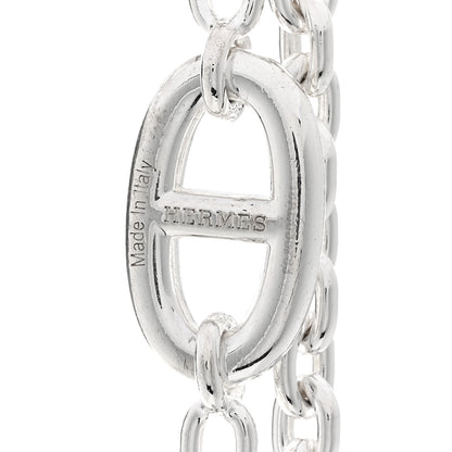 Hermes Sterling Silver Farandole Necklace 160 4 of 4