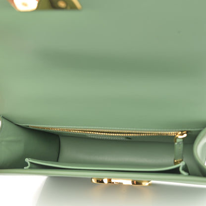 Christian Dior Smooth Calfskin 30 Montaigne Flap Bag Mint Green 5 of 12