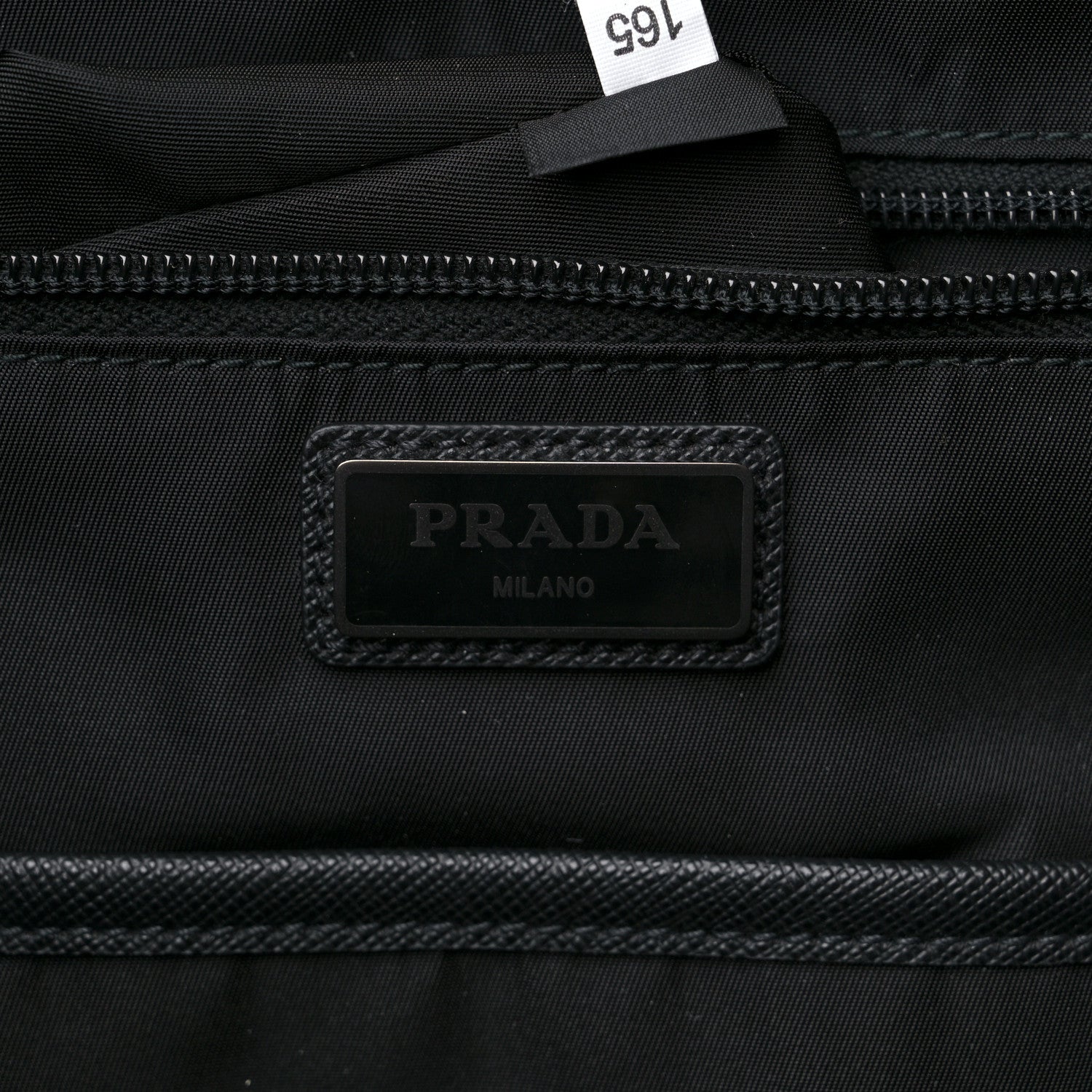 Prada Re-Nylon Saffiano Camouflage Print Logo Double Buckle Backpack Fumo 6 of 10