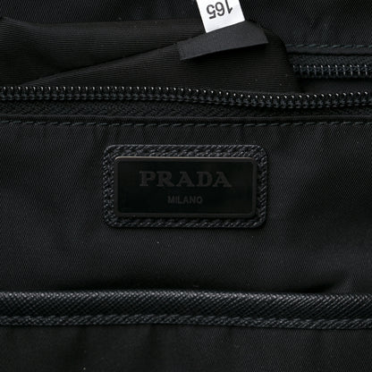 Prada Re-Nylon Saffiano Camouflage Print Logo Double Buckle Backpack Fumo 6 of 10