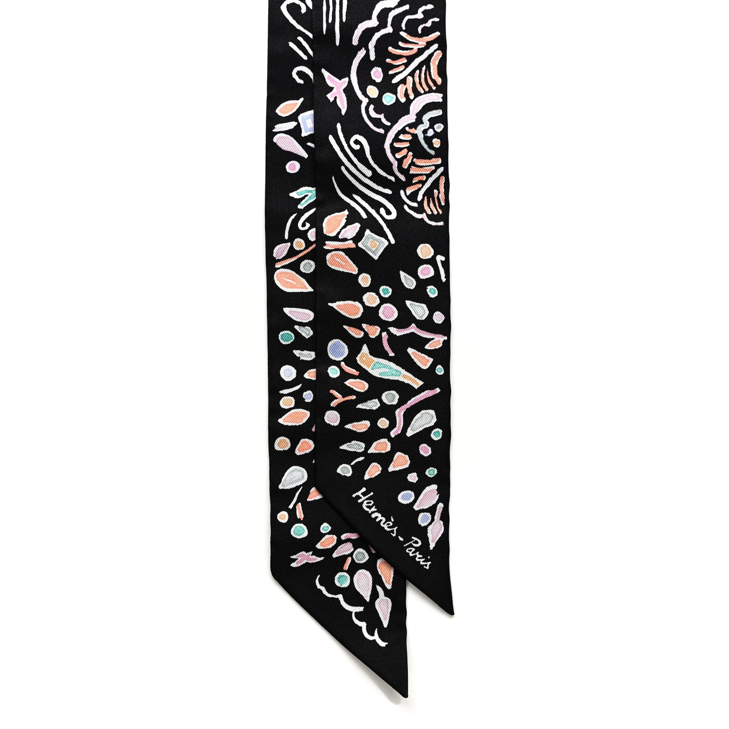 Silk Isola Di Primavera Twilly Black Vert Rose
