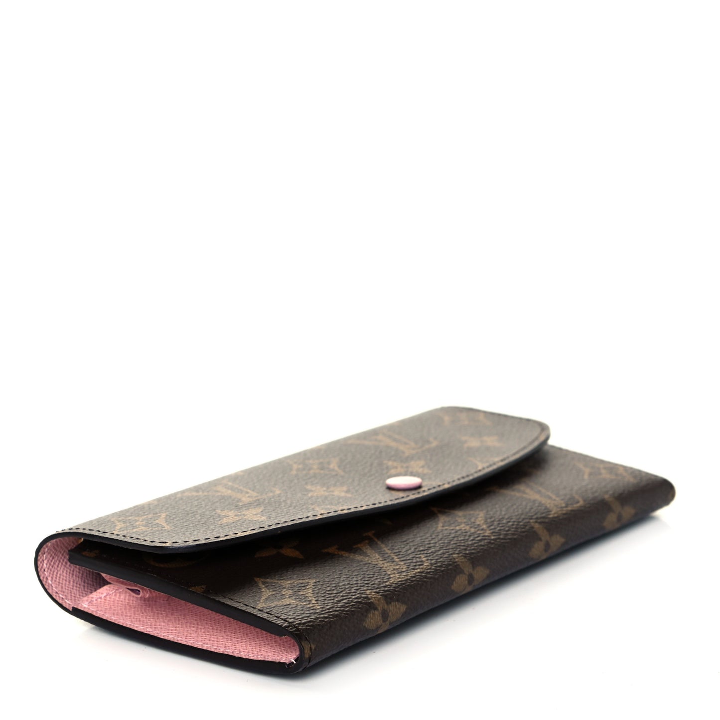 Monogram Emilie Wallet Rose Ballerine