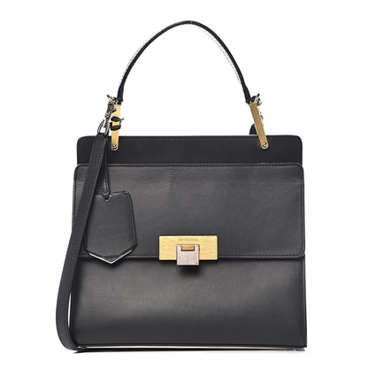 Balenciaga Calfskin Le Dix S Cartable Shoulder Bag Black 1 of 14