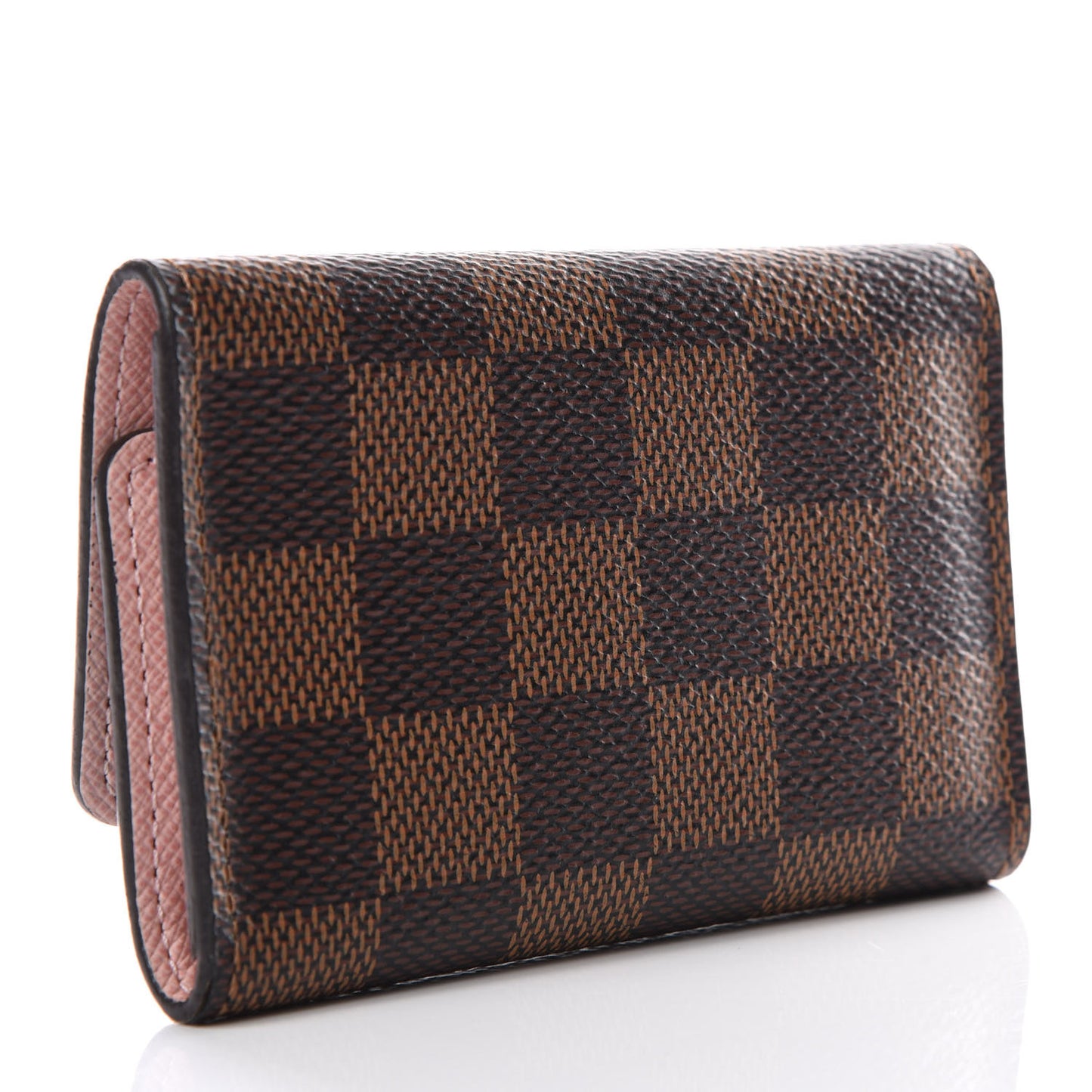 Damier Ebene Multicles 6 Key Holder Rose Ballerine