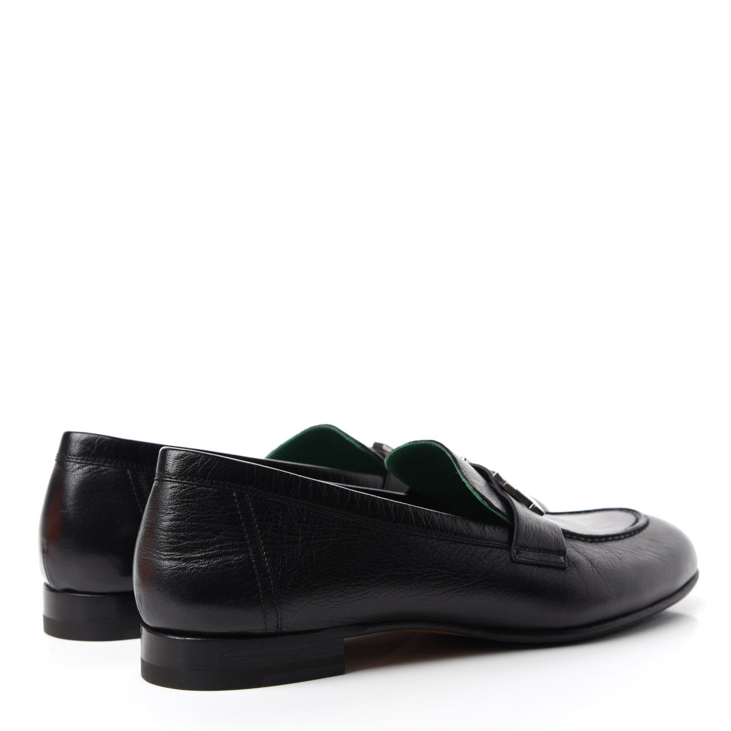 Goatskin Womens Paris Loafers 37 Black