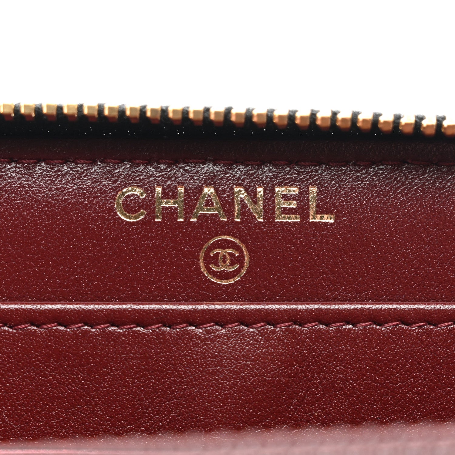 Chanel Caviar Quilted Large Gusset Zip Around Wallet Black 6 of 8