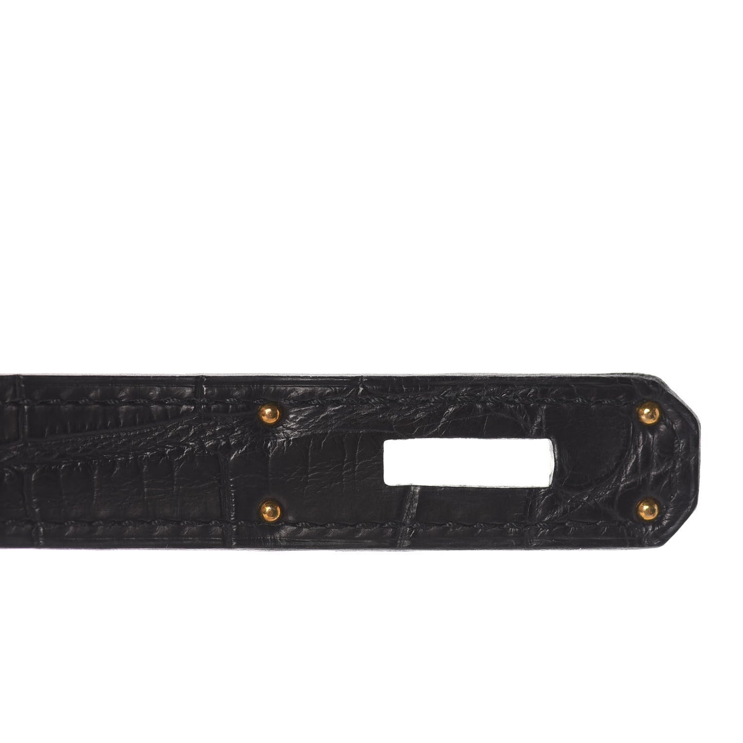 Togo Matte Alligator Birkin Touch 30 Black