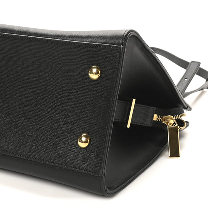 Saint Laurent Textured Calfskin Medium Classic Y Cabas Black 9 of 9