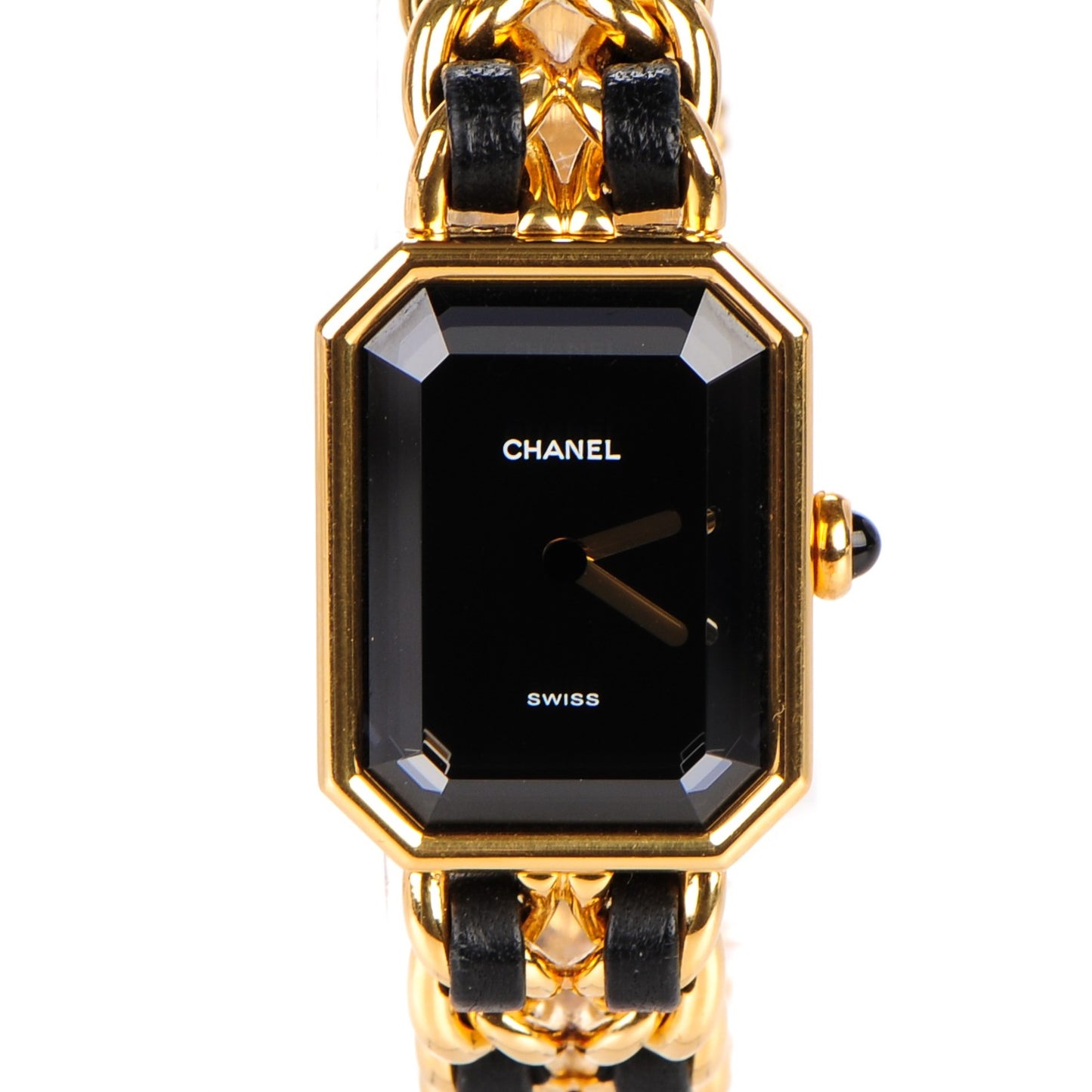 Stainless Steel Lambskin 20mm Chain Premiere Quartz Watch Gold M