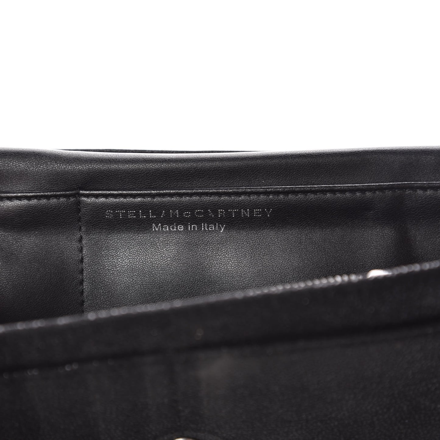 Shaggy Deer Falabella Flap Wallet Black