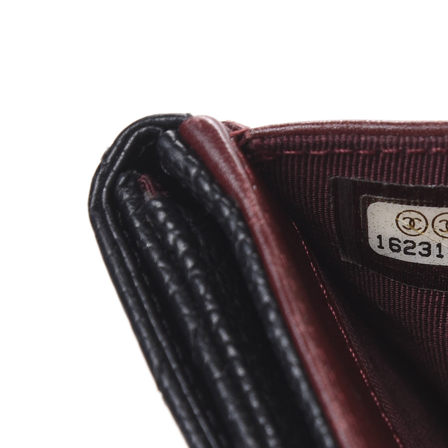 Chanel Caviar Quilted Compact Flap Wallet Black 7 of 8
