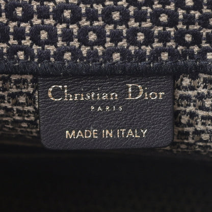 Christian Dior Canvas Embroidered Vertical L'Etoile Book Tote 6 of 12
