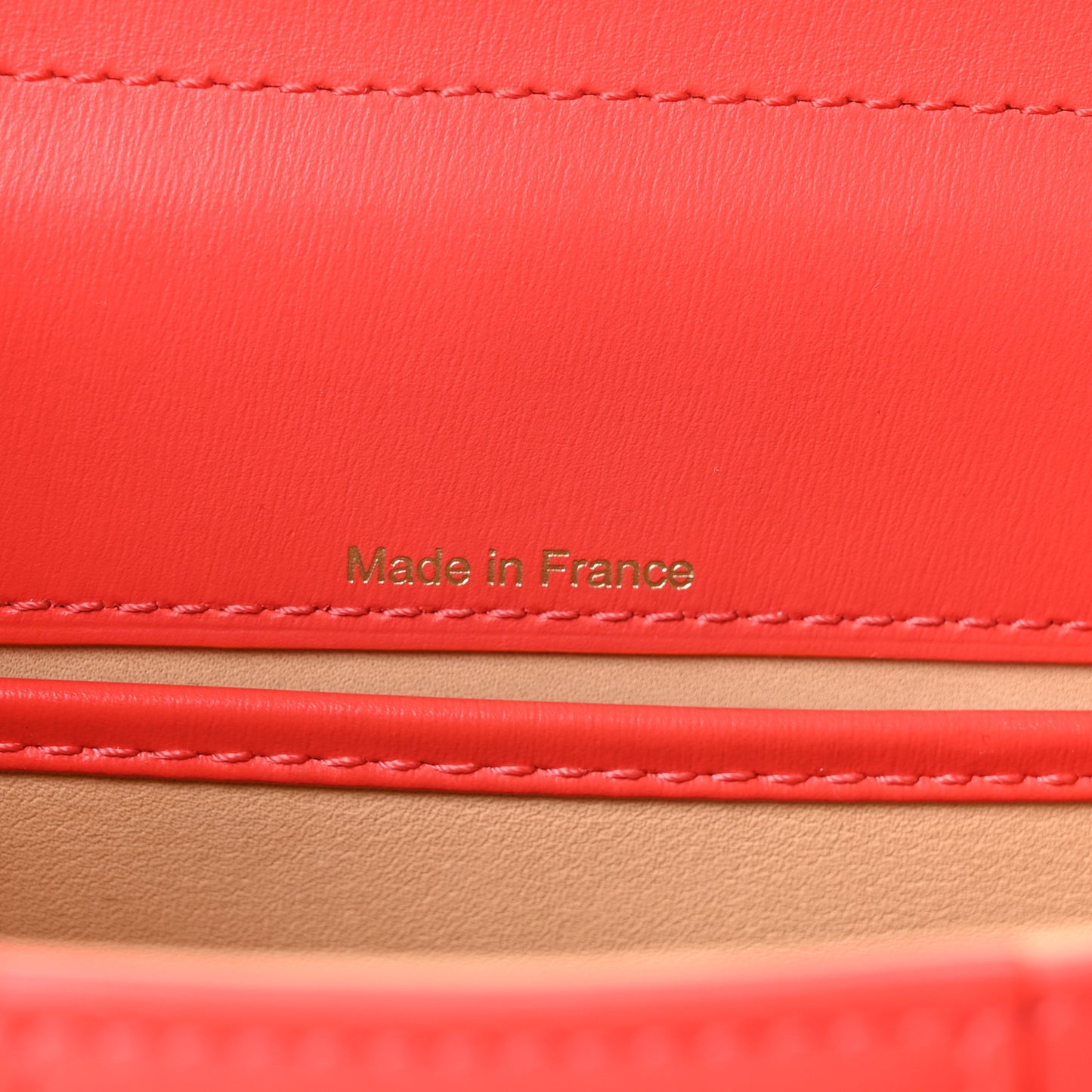 Box Calfskin Mini Brillant Satchel Red
