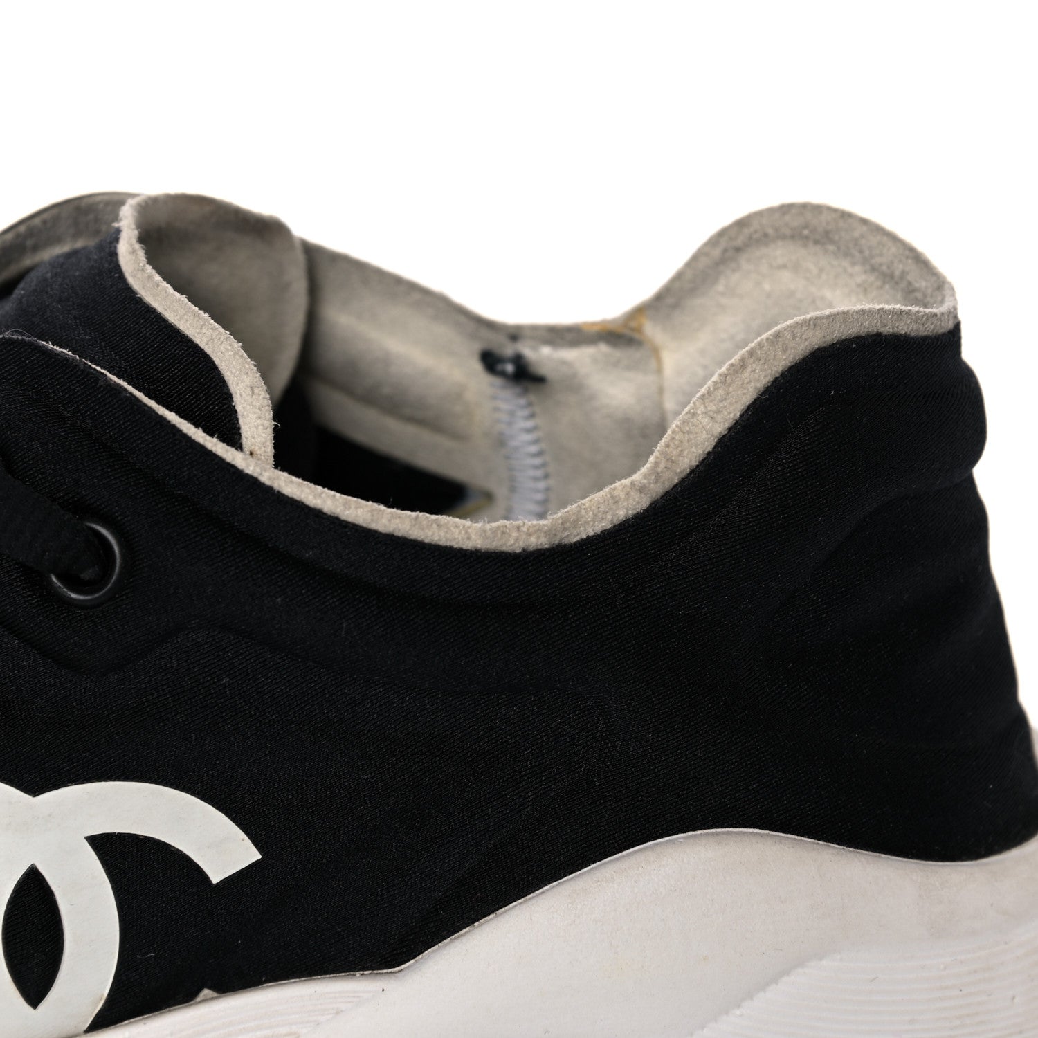 Chanel Lycra CC Sneakers 39 Black 7 of 13
