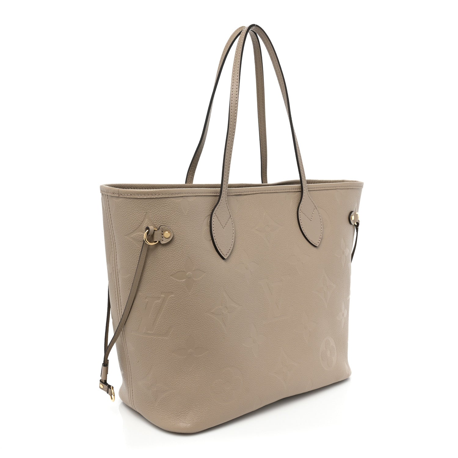 Louis Vuitton Empreinte Monogram Giant Neverfull MM Tourterelle 3 of 7
