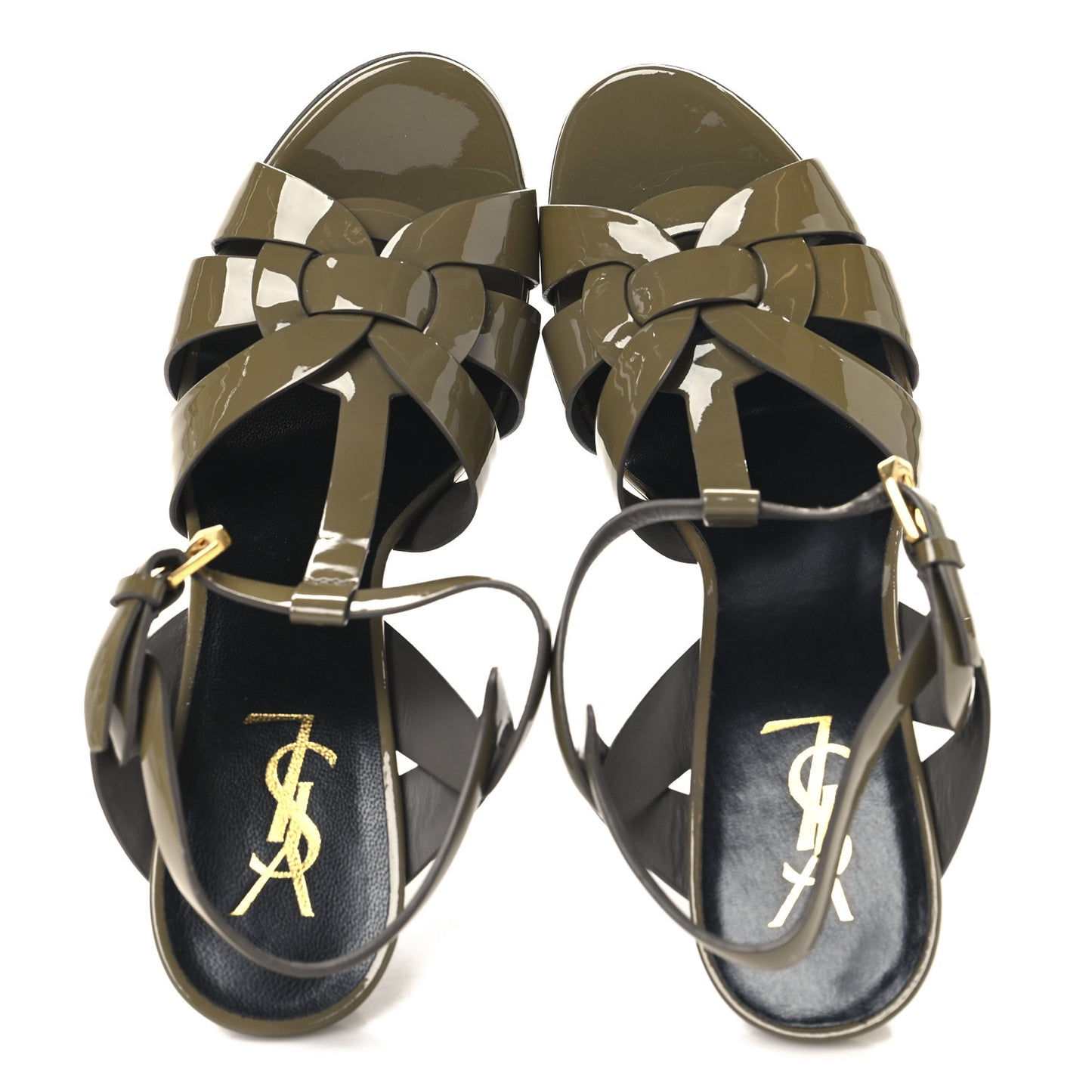 Patent Tribute 105 Platform Sandals 38.5 Fog