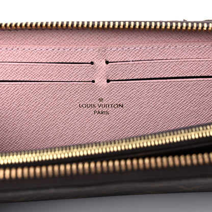 Louis Vuitton Monogram Clemence Wallet Rose Ballerine 6 of 14