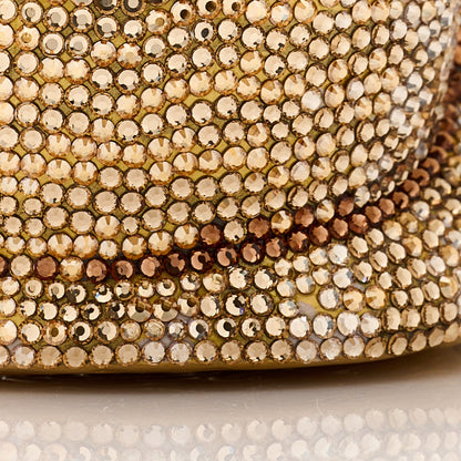 Judith Leiber Swarovski Crystal Cat Minaudiere Clutch Gold 13 of 13