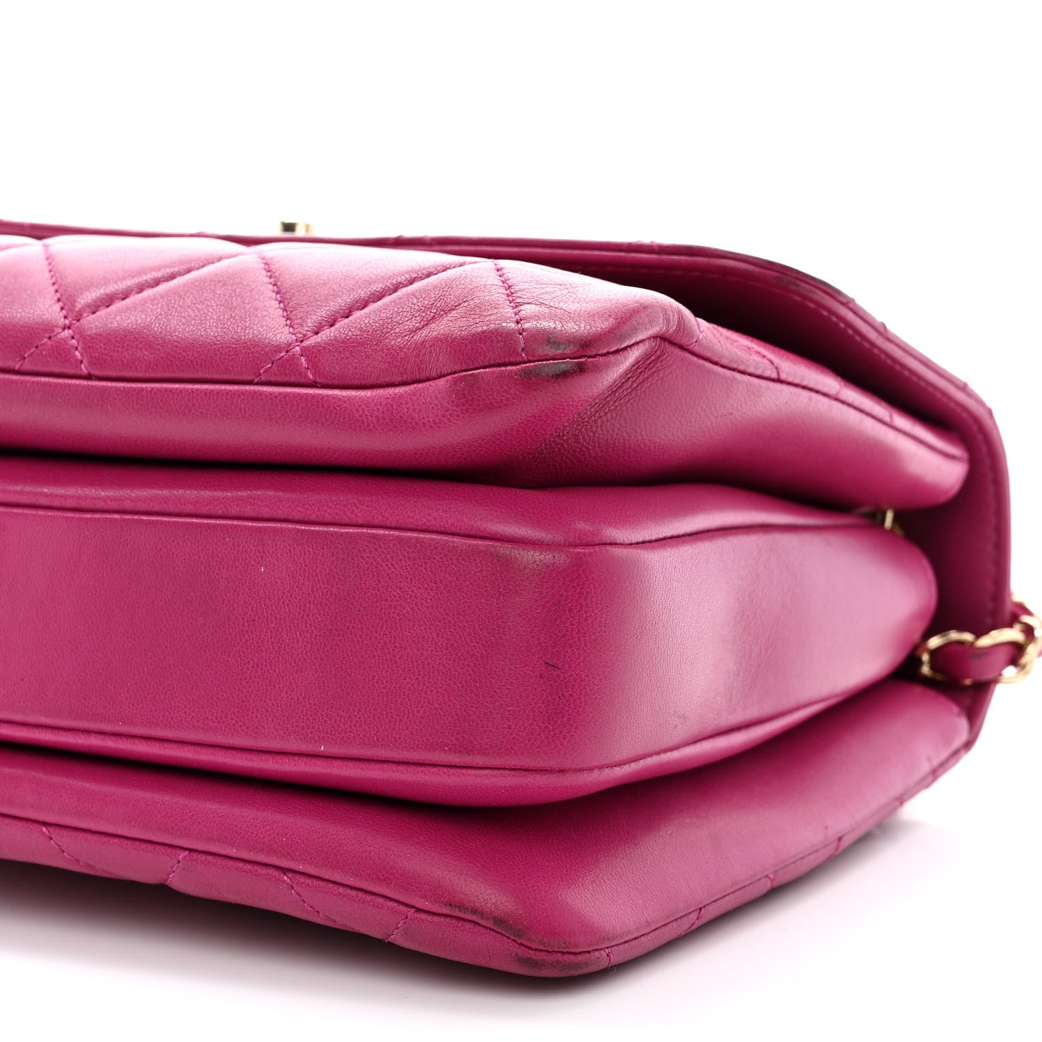 Chanel Lambskin Quilted Small Trendy CC Flap Dual Handle Bag Dark Pink 10 of 12