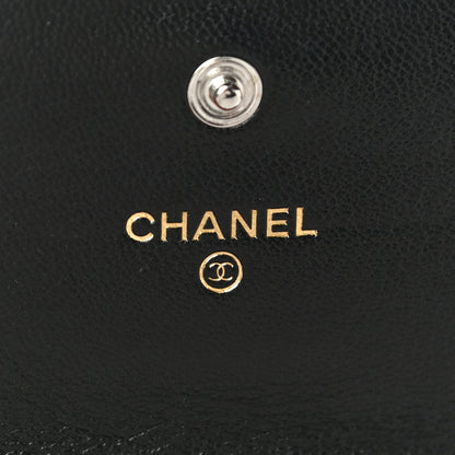 Chanel Lambskin Quilted Chanel 19 Flap Wallet Black 6 of 14
