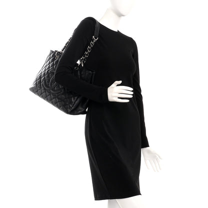 Chanel Caviar Quilted Grand Shopping Tote GST Black 2 of 8