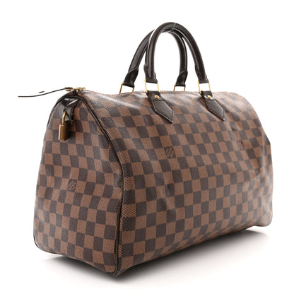 Louis Vuitton Damier Ebene Speedy 35 3 of 18