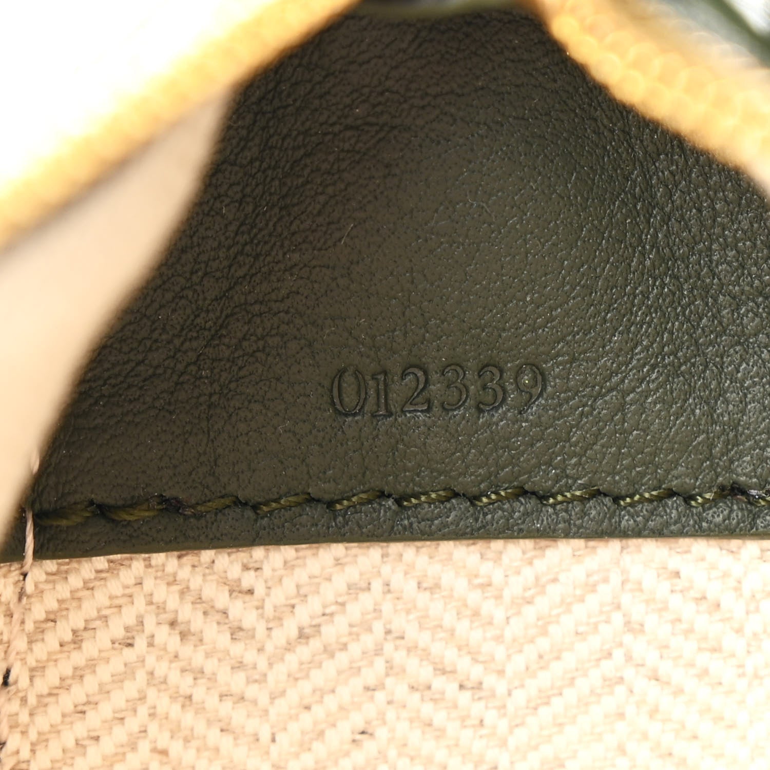 Loewe Calfskin Mini Hammock Hobo Bottle Green 7 of 10